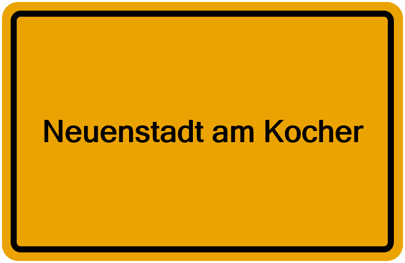 Handelsregister Neuenstadt am Kocher